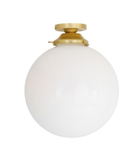 Yerevan 30cm Globe Ceiling Fitting Satin Brass-1