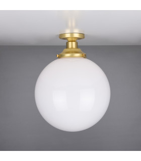 Yerevan 30cm Globe Ceiling Fitting Satin Brass-2
