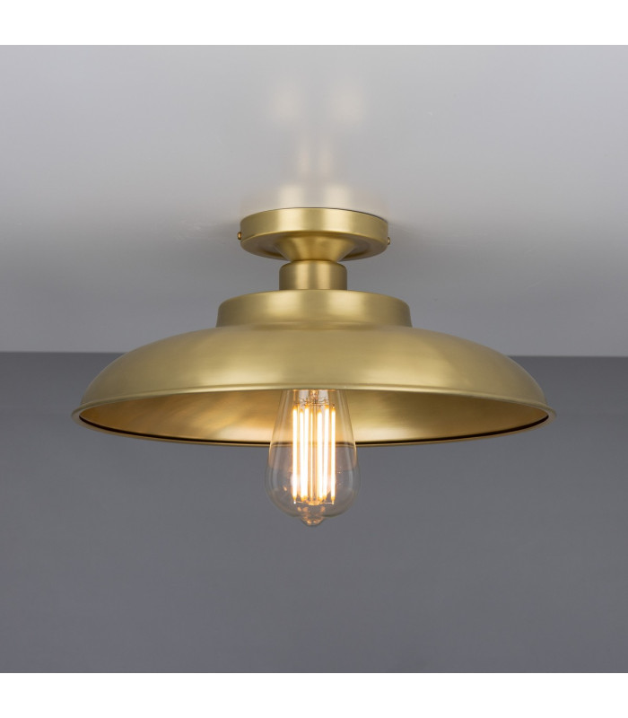 Telal Factory Ceiling Fitting Satin Brass-2