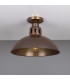 Paris Industrial Brass Ceiling Fitting Antique Brass-1