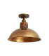 Paris Industrial Brass Ceiling Fitting Antique Brass-5