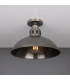 Paris Industrial Brass Ceiling Fitting Antique Silver-1