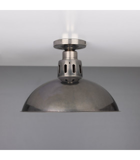 Paris Industrial Brass Ceiling Fitting Antique Silver-2