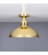 Paris Industrial Brass Globe Ceiling Fitting Polished Brass-2