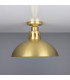 Paris Industrial Brass Ceiling Fitting Satin Brass-2