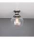Riad 20cm Globe Ceiling Light Antique Silver-1