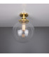 Riad 25cm Globe Ceiling Light Polished Brass-1