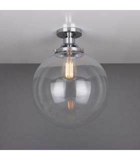 Riad 30cm Globe Ceiling Light Polished Chrome-1