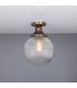 Stanley Holophane 20cm Globe Fitting Antique Brass-1