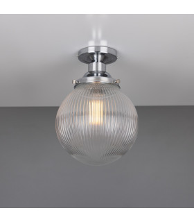 Stanley Holophane 20cm Globe Fitting Polished Chrome-1