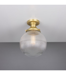 Stanley Holophane 20cm Globe Fitting Satin Brass-1
