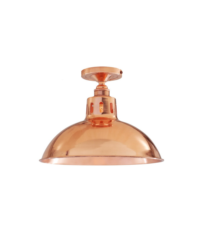 Berlin Vintage Ceiling Fitting Polished Copper-3