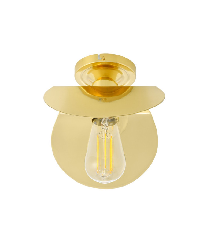 Dodoma Semi Flush Fitting Polished Brass-2