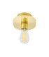 Kigoma Semi Flush Fitting Polished Brass-1