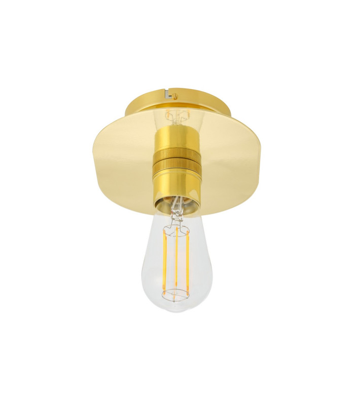 Kigoma Semi Flush Fitting Polished Brass-1