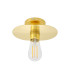Kigoma Semi Flush Fitting Polished Brass-2