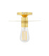 Kigoma Semi Flush Fitting Polished Brass-3