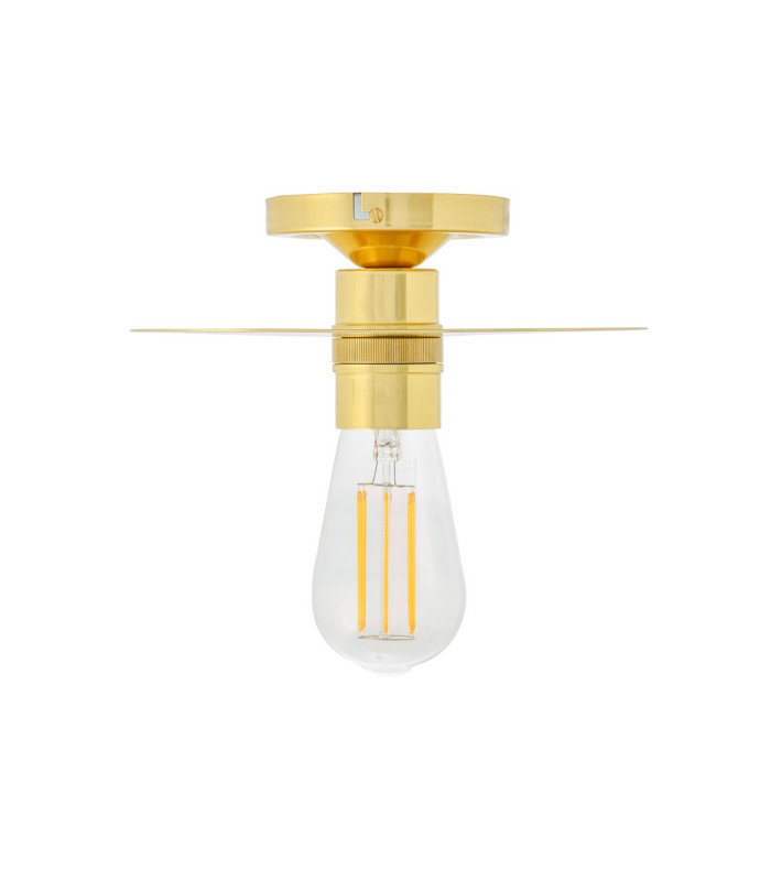Kigoma Semi Flush Fitting Polished Brass-3