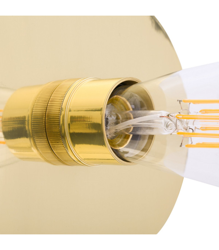 Kigoma Semi Flush Fitting Polished Brass-5