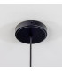 Parva Bathroom Pendant Marbled Matte Black IP44-5