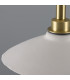 Pyrus Bathroom Pendant Matte White Striped Satin Brass IP44-5