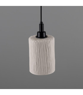 Senna Bathroom Matte White Striped Matte Black IP44-2