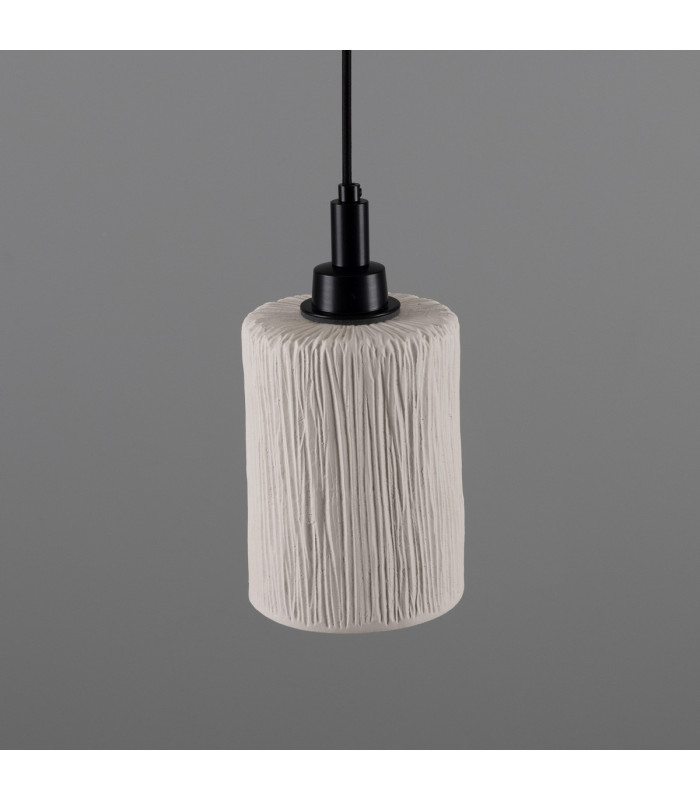 Senna Bathroom Matte White Striped Matte Black IP44-2