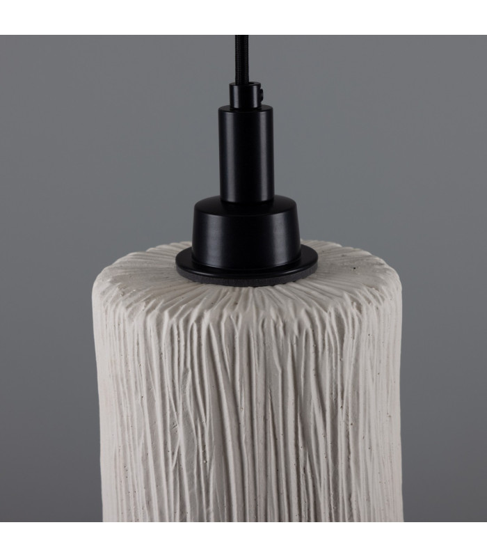 Senna Bathroom Matte White Striped Matte Black IP44-4