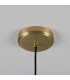 Senna Bathroom Matte White Striped Satin Brass IP44-5