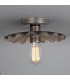Kapok Ceiling Light Black Clay Antique Silver-1