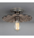 Kapok Ceiling Light Black Clay Antique Silver-2