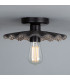 Kapok Ceiling Light Black Clay Matt Black-1