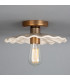 Kapok Ceiling Light Marbled Antique Brass-1