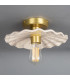 Kapok Ceiling Light Marbled Satin Brass-2