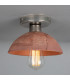 Kauri Ceiling Light Red Iron Antique Silver-2