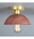 Kauri Ceiling Light Red Iron Polished Brass-1