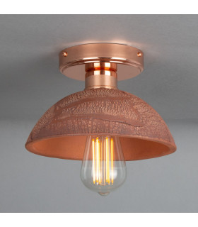 Kauri Ceiling Light Red Iron Polished Copper-2
