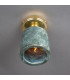 Osier Ceiling Light Blue Earth Polished Brass-3