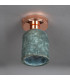 Osier Ceiling Light Blue Earth Polished Copper-2