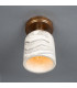 Osier Ceiling Light Marbled Antique Brass-3