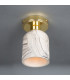Osier Ceiling Light Marbled Polished Brass-2
