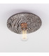 Bog Oak Ceiling Light Black Clay Polished Copper-3