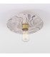 Bog Oak Ceiling Light Marbled Polished Brass-3
