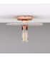 Bog Oak Ceiling Light Marbled Polished Copper-1