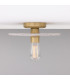 Bog Oak Ceiling Light Marbled Satin Brass-2