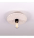 Bog Oak Ceiling Light Matte White Striped Matte Black-2