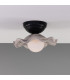Rivale Ceiling Light Marbled Matt Black Opal-3