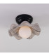 Rivale Ceiling Light Marbled Matt Black Opal-5