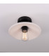 Pyrus Ceiling Light Matte White Striped Matte Black-3