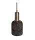 Osier Pendant Black Clay Antique Brass-3